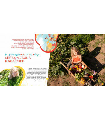 Voyage chez un enfant maraîcher | Magazine jeunesse Cram Cram en PDF