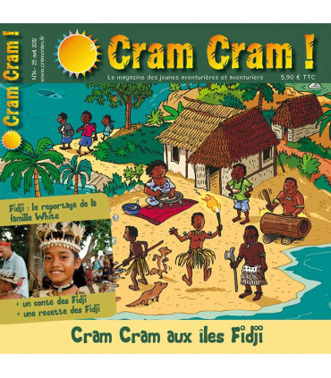 Voyage en famille aux Fidji | Magazine jeunesse Cram Cram en PDF