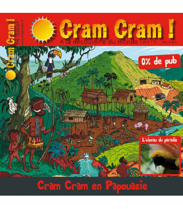 Voyage en famille en Papouasie | Magazine jeunesse Cram Cram en PDF