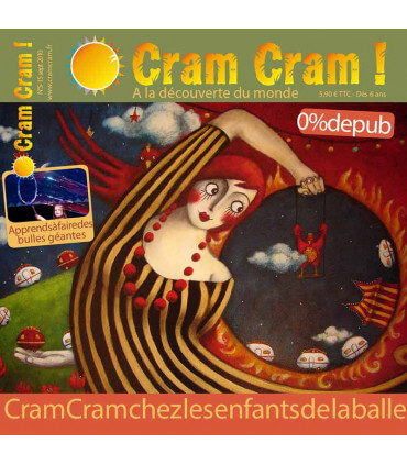 Voyage en famille au cirque | Magazine jeunesse Cram Cram en PDF