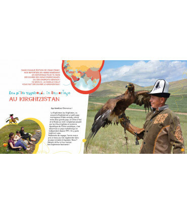 Voyage en famille au Kirghizistan | Magazine jeunesse Cram Cram en PDF