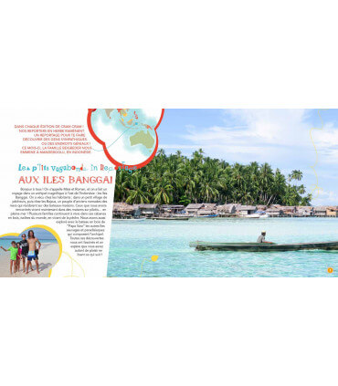 Voyage en famille aux îles Banggaï | Magazine jeunesse Cram Cram en PDF